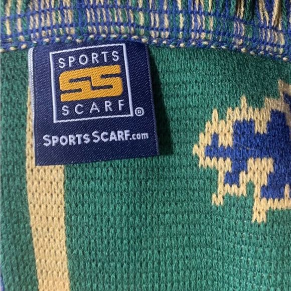 Quantum Spatial Soccer Scarf Portland Oregon/Blue Brown Green/7”x56” - Picture 3 of 6